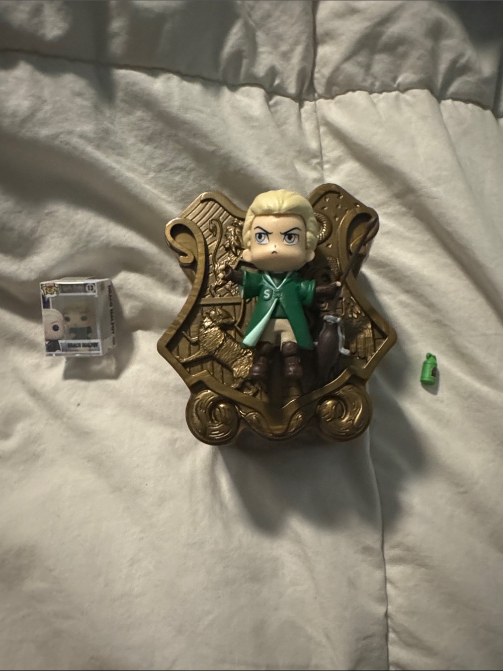 Funko Draco Malfoy Figure with Blonde Hair and Black Outfit